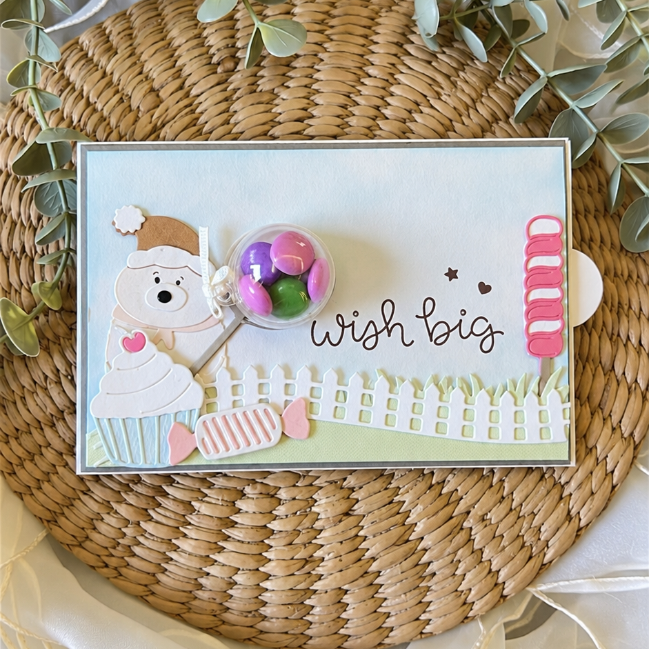 The Whimsical 'Wish Big' 3D Shaker Card — Luxury Gifting Card